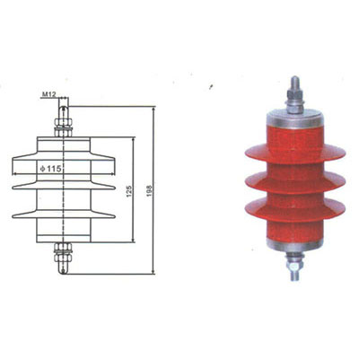 HY5WR-10/27  Ограничитель перенапряжений (ОПН) оксидно-цинковый (ZnO) для защиты конденсаторов 