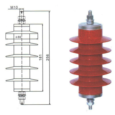 HY5WS-17/50配电型氧化锌避雷器